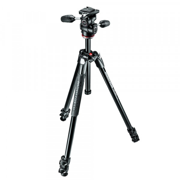 Manfrotto mk290 X TA3-3 W Digital/Film Kameras Schwarz Stativ - Stative (Aluminium, schwarz)-34
